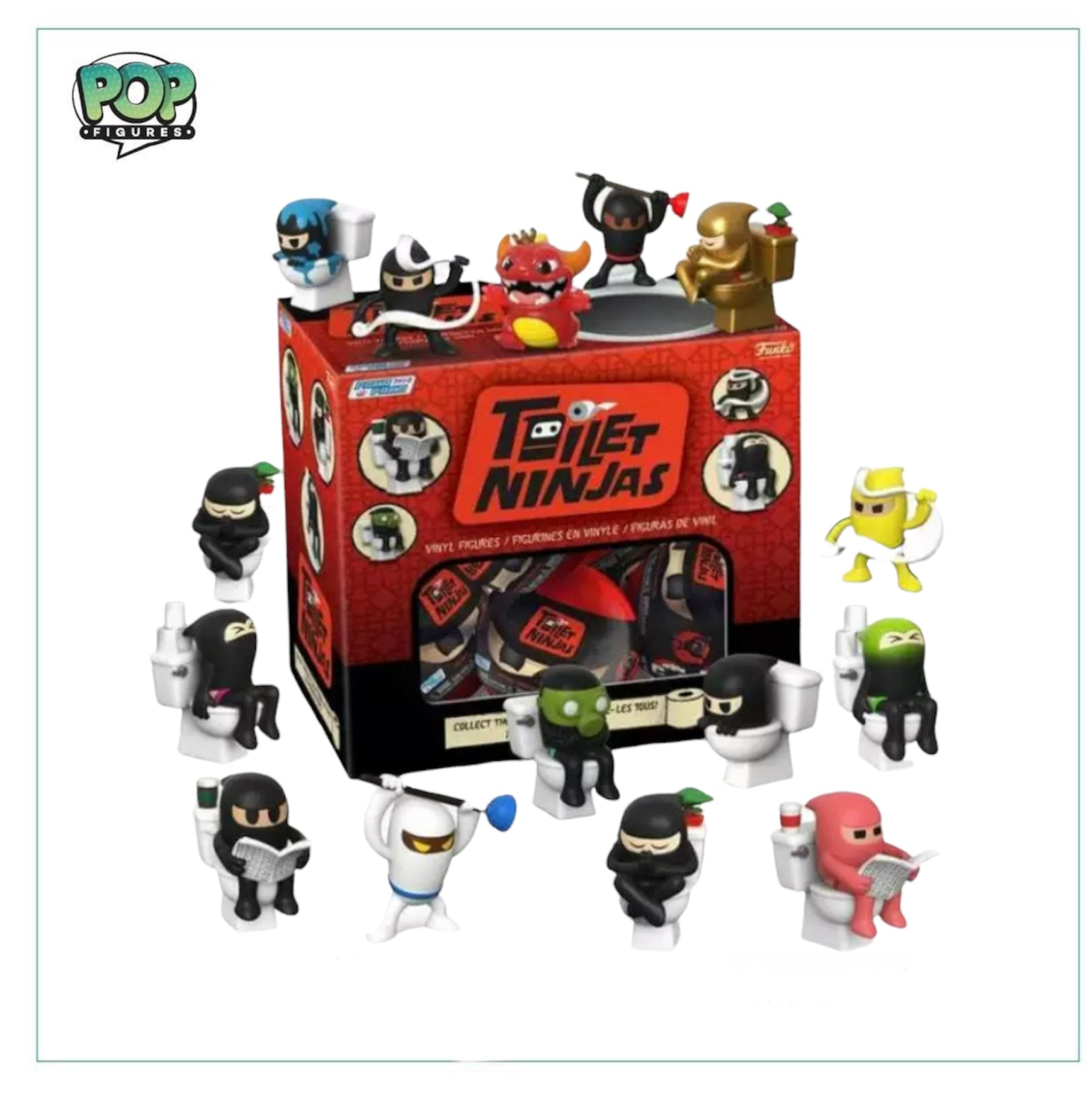 Toilet Ninjas Mystery Vinyl Figure! Paka Paka