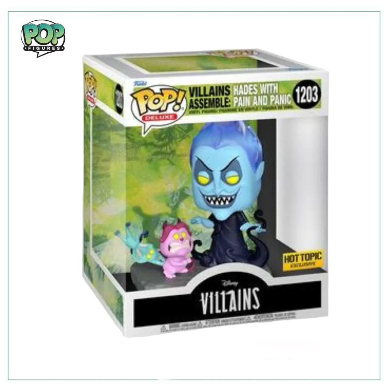 Villains Assemble: Hades With Pain And Panic #1203 Deluxe Funko Pop! Villains - Hot Topic Exclusive