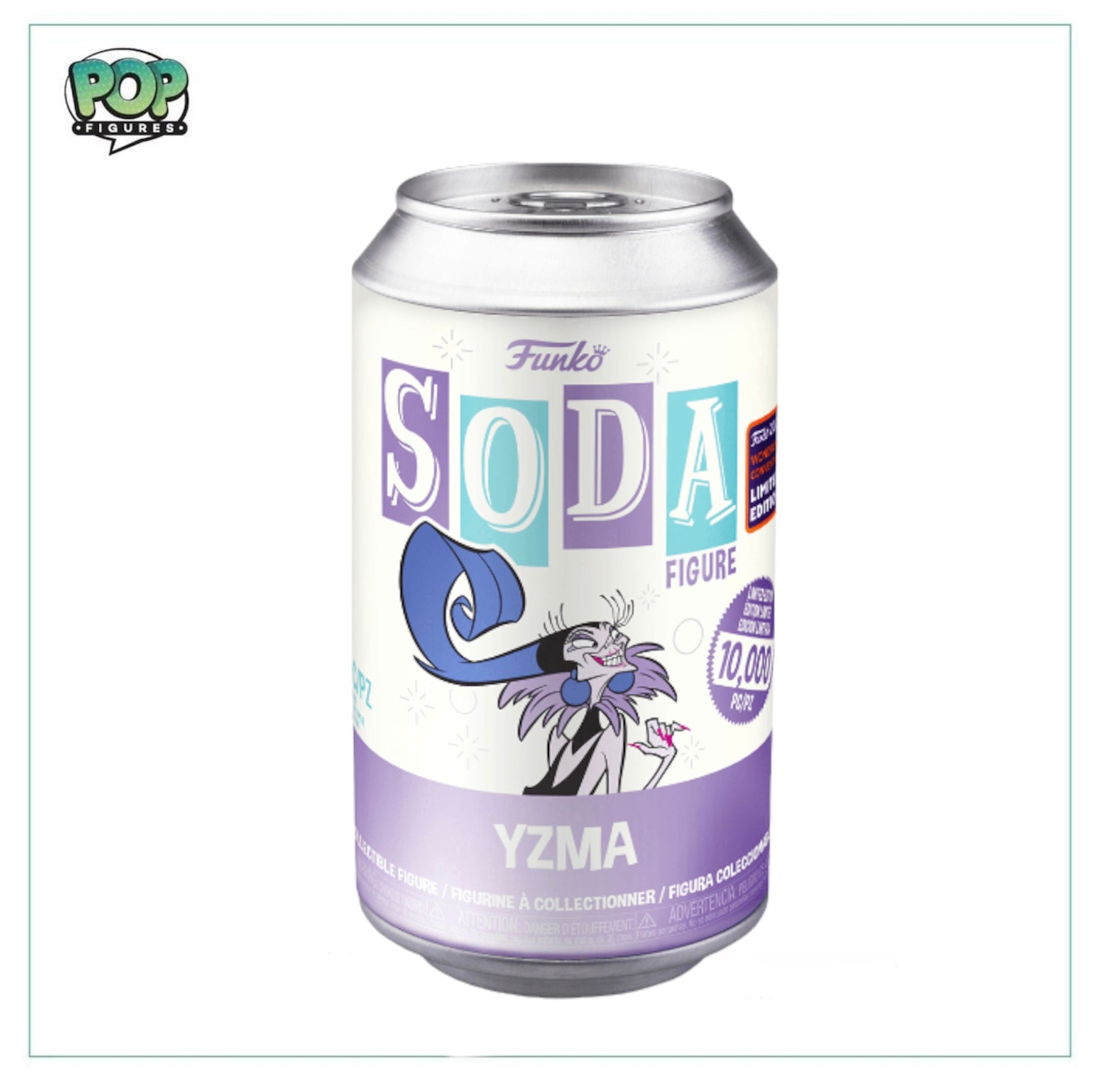 Yzma Funko Soda Vinyl Figure! - Disney - LE10000 Pcs - Wonder Con 2022 Shared Exclusive - Chance Of Chase