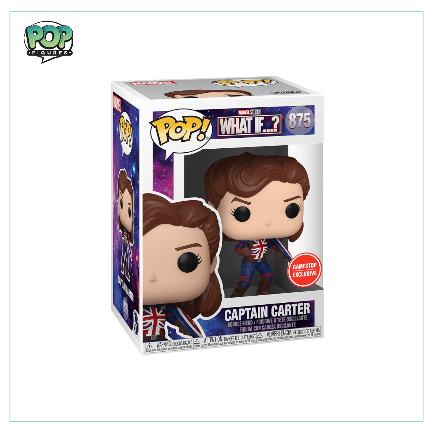 Captain Carter #875 Funko Pop! What If…? - GameStop Exclusive