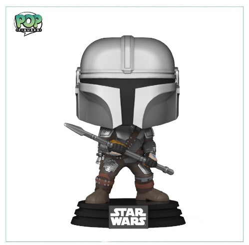 The Mandalorian with Beskar Staff #479 Funko Pop! -  Star Wars -  Funko Exclusive