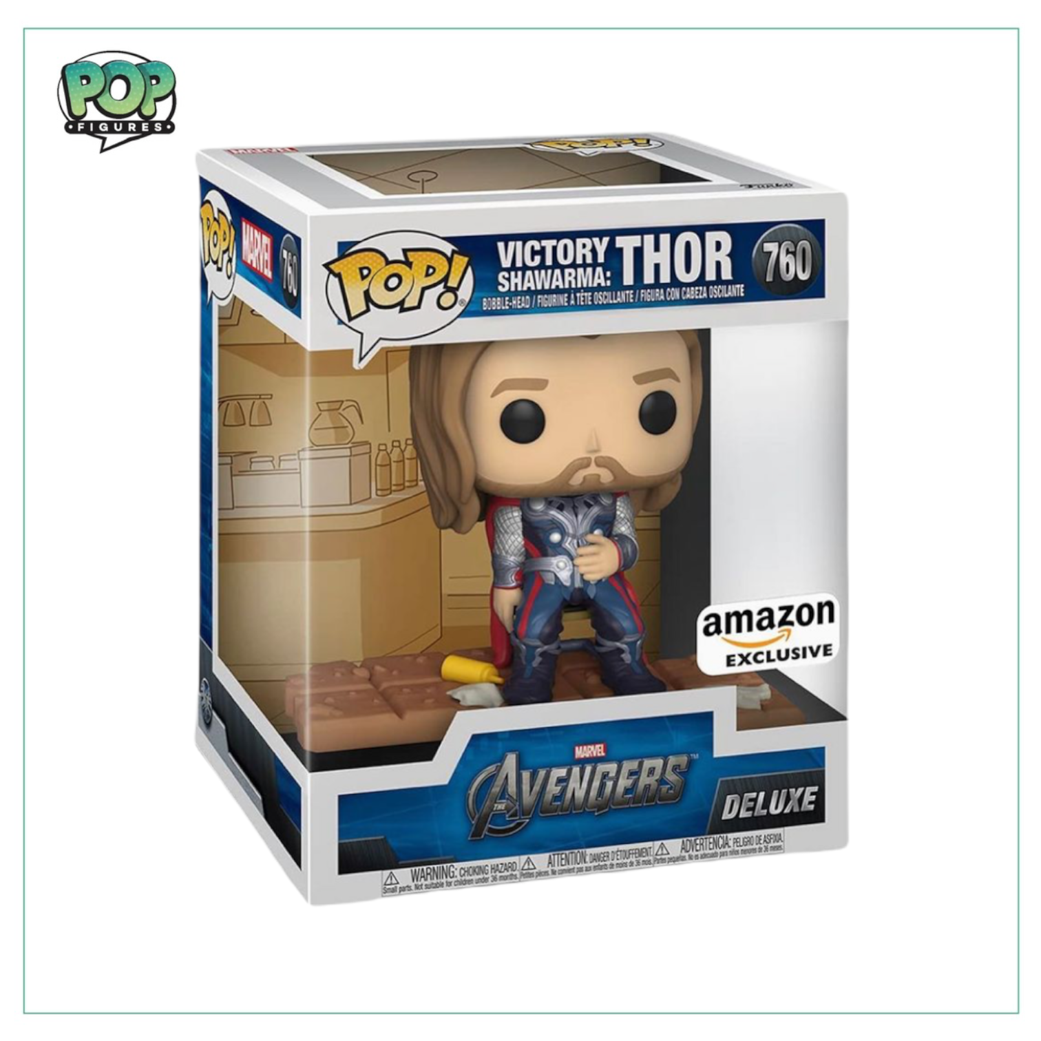 Victory Shawarma: Thor #760 Deluxe Funko Pop! Avengers - Amazon Exclusive