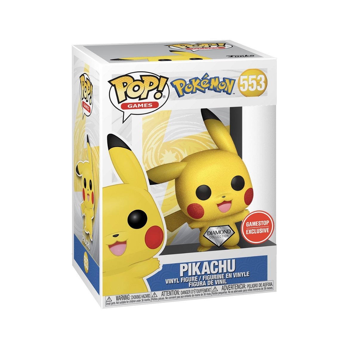 Pikachu (Diamond Collection) #553 Funko Pop! GameStop Exclusive