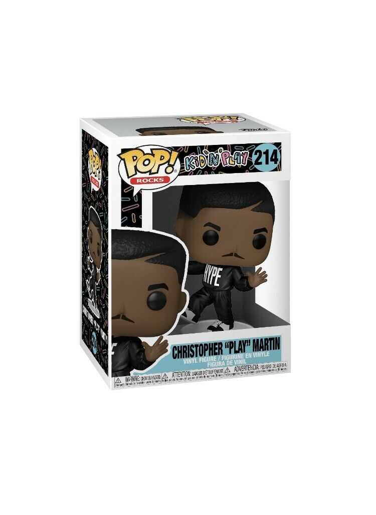 Christopher (Play) Martin #214 Funko Pop! Rocks, Kid n Play