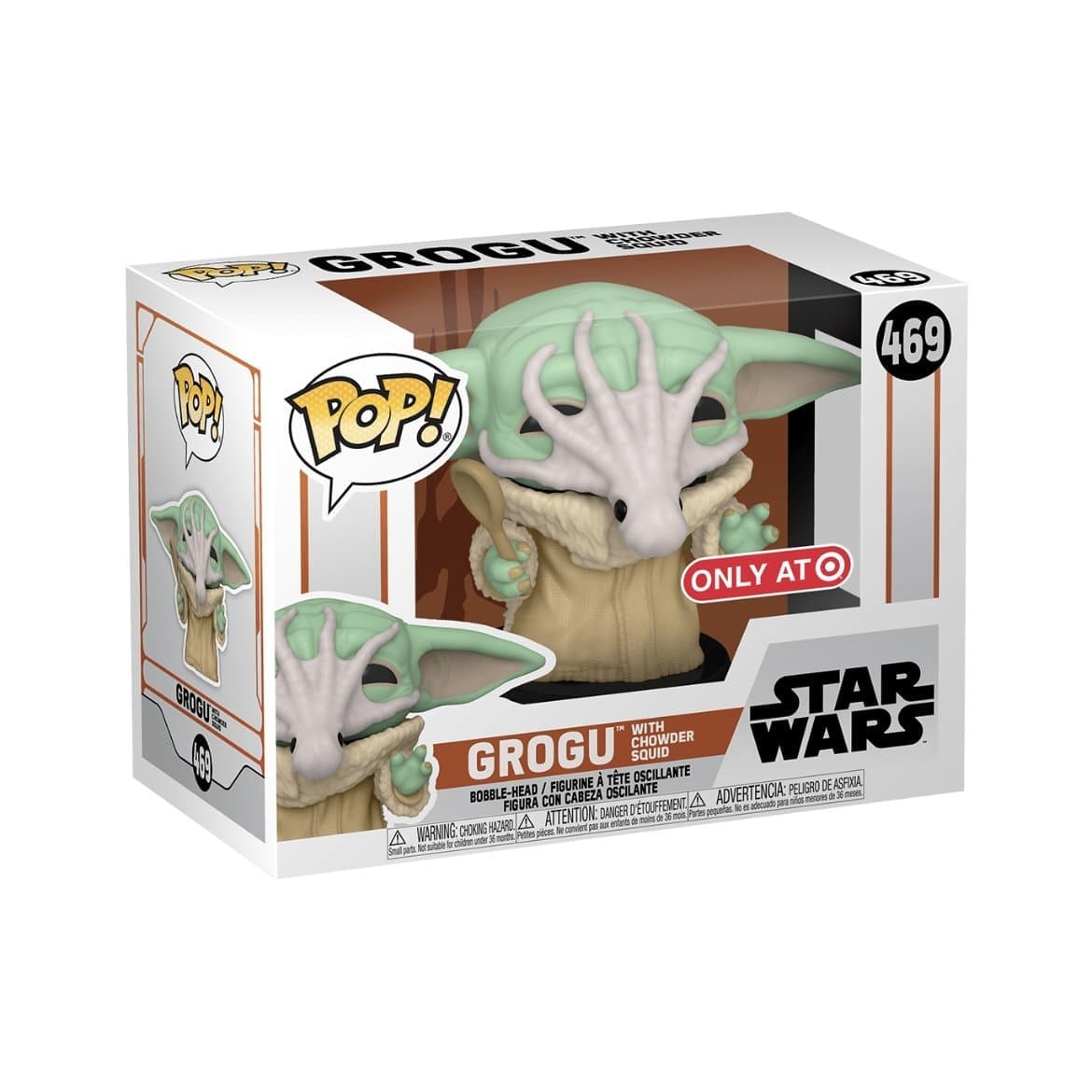 Grogu with Chowder Squid #469 Funko Pop! Star Wars, Target Exclusive