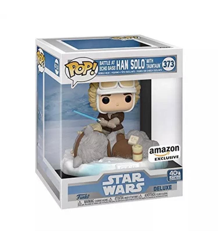 Battle At Echo Base: Han Solo With Tauntaun #373 Deluxe Funko Pop! Star Wars - Amazon Exclusive