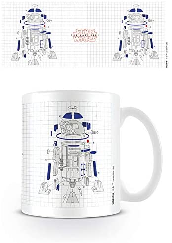 R2-D2 Exploded Ceramic Mug! Star Wars