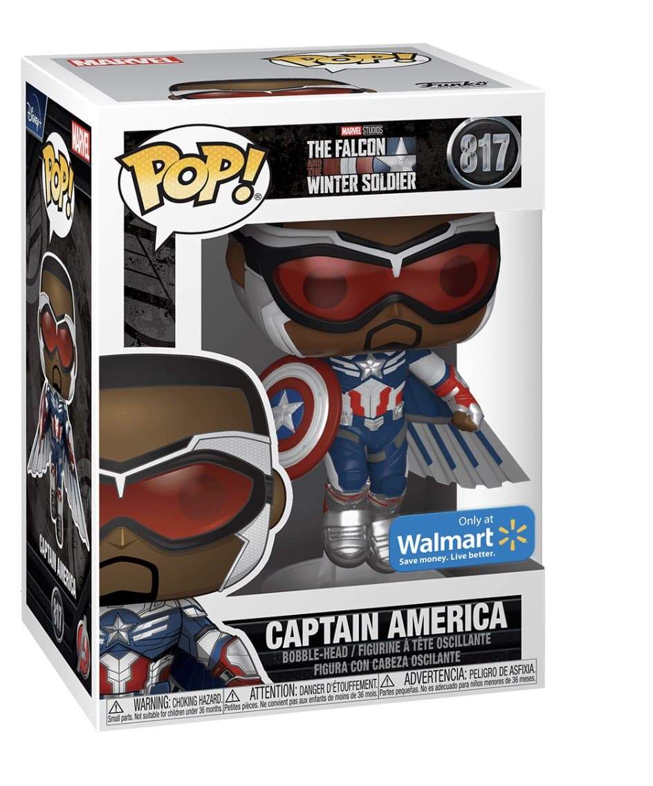 Captain America #817 Funko Pop! The Falcon Winter Soldier, Walmart Exclusive