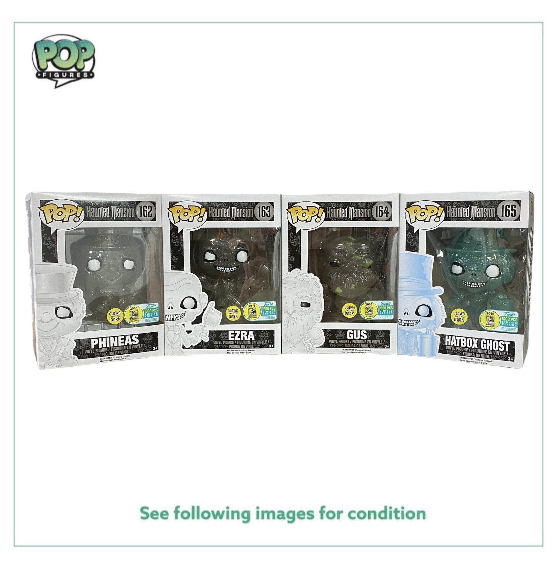 The Haunted Mansion SDCC 2016 Full Set!