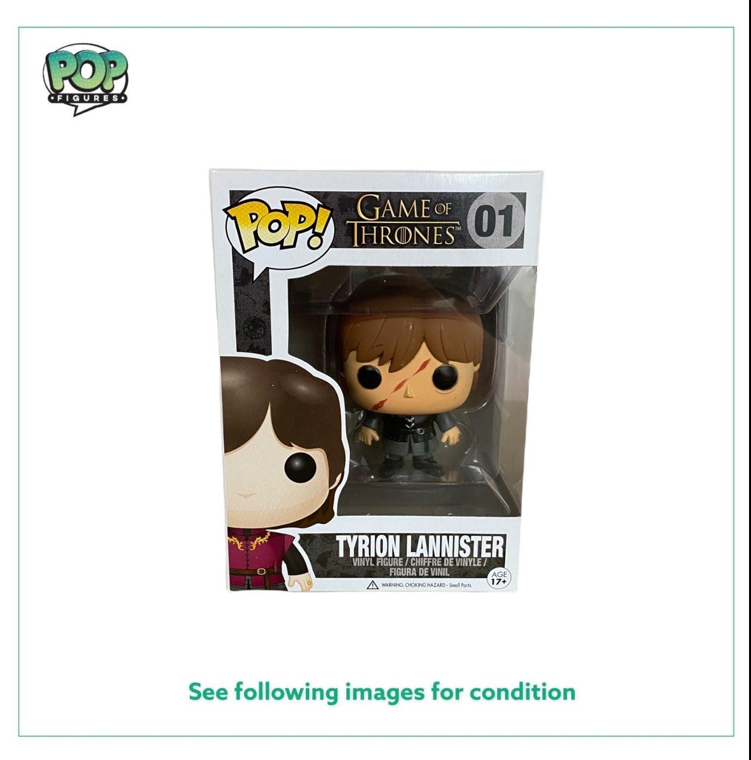 Tyrion Lannister #01 (Scar) Funko Pop! - Game Of Thrones - 2013 Pop!