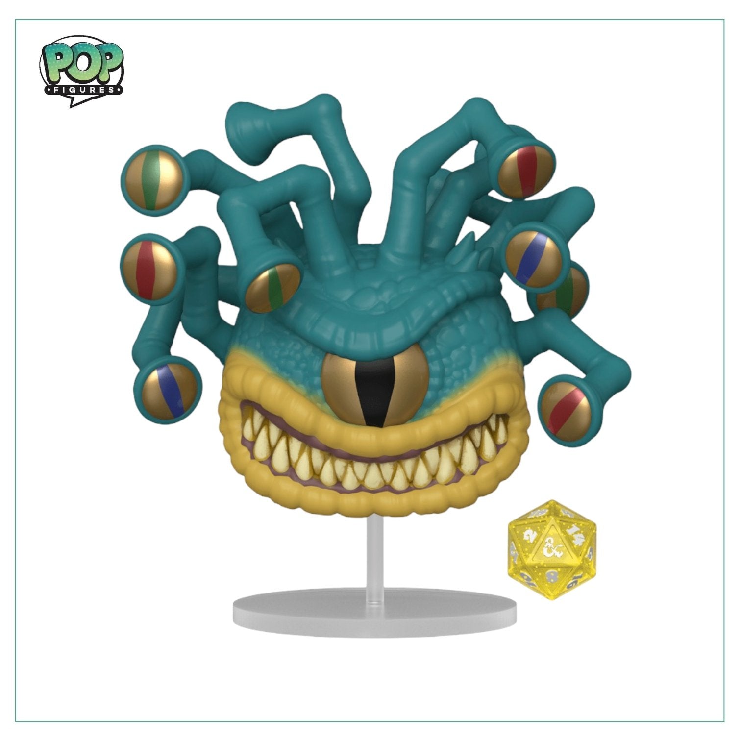 Xanathar (with D20) #785 Funko Pop! Dungeons & Dragons - 2021 Virtual Funkon (Shared Sticker)