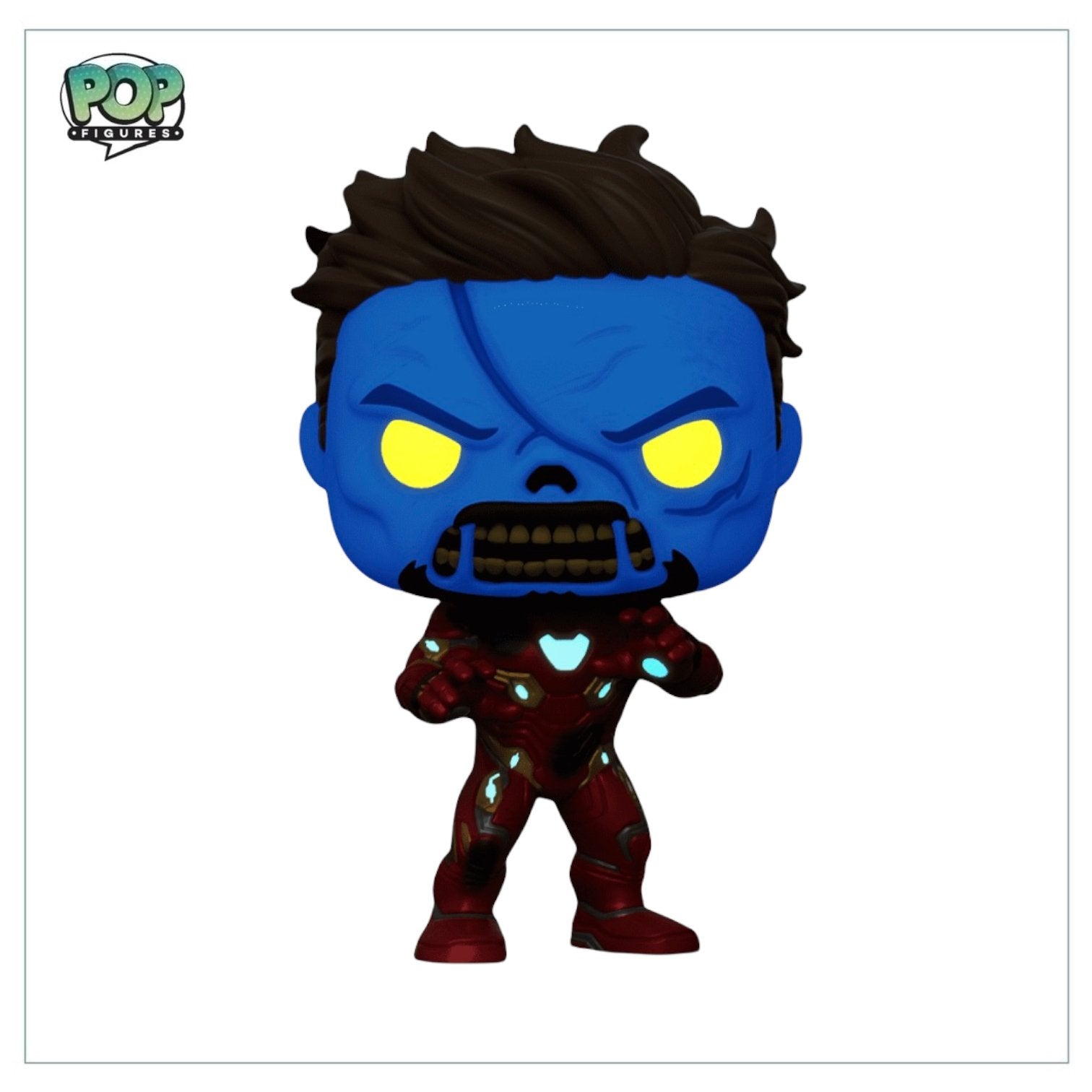 Zombie Iron Man (Glows in the Dark) #944 Funko Pop! - Marvel What If…? - Amazon Exclusive